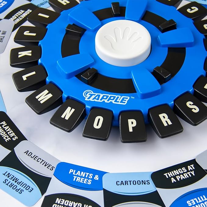 USAOPOLY The Original TAPPLE, The Fast-Paced Family Board Game,Choose a Category & Race Against The Timer to be The Last Player,Learning Word Game for Ages 8 & Up, 2-8 Players, 15-20 Minute Play Time