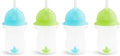 Munchkin Straw Cups, 10 Ounce, Weighted, Click Lock Lid | 4 Pack | Blue/Green | Toddler | Any Angle