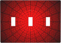 Spider Web Light Switch Cover Plates Decorative Triple Toggle Wall Plate, 3 Gang Lightswitch Cover
