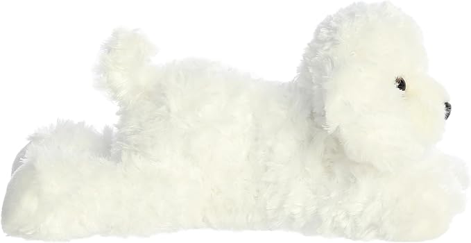 Aurora® Adorable Flopsie™ Bonita™ Stuffed Animal - Playful Ease - Timeless Companions - White 12 Inches