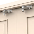 Child Proof Door Top Lock - BILLROAD Top Door Lock for Kids Safety Made of Sturdy Metal | Adjustable Lock Child Safety Top Lock for 0.8-2 inch Thick Interior Doors 2 Pack