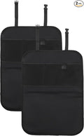 Enovoe Back Seat Cover for Kids Extra Large - 2 Pack with Multi Pocket Storage Organizer - Back Seats Protector for Upholstery from Dirt, Mud, Scratches - Waterproof Car Seat Protector for Kids