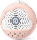 Dreamegg White Noise Machine - Portable Sound Machine Baby with Safe Silicone Cover, Features Powerful Battery, 21 Soothing Sound, Noise Canceling for Sleeping, Baby Registry Gift, Nursery(Pink)