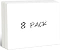 8 Packs Small Whiteboards, Double Sided Dry Erase Blank Board, Writable and Erasable White Board for Office, Home, Classroom, Math, Drawing (Each Measures 12” x 9”)