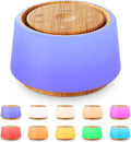 White Noise Sound Machine | White Noise Machine for Sleep | 30 Soothing Sounds | 10 Colors Night Light | Portable Sound Machine for Home Travel(Wood Grain)