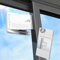 STERGDE Sliding Door Lock 2 Pack, Prevent children from opening sliding doors, sliding door baby proof, Easy To Install, For Sliding Glass Doors, Sliding Windows, Sliding Closets, Etc（Grey）