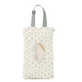 Quilted Baby Diaper and Wipes Pouch Portable Mommy Bag for Stroller Reusable Wipes Pouch with Lanyard for Casual Travel