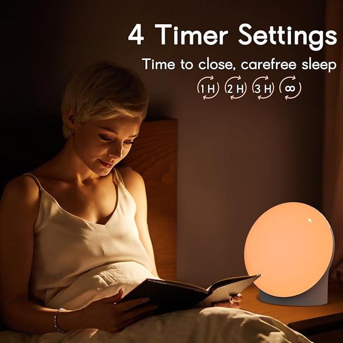 Brown Noise Sound Machine with 30 Soothing Sounds Sleep Machine 12 Colors Night Light White Noise Machine 36 Volume Levels 4 Timers and Memory Function 10 Adjustable Brightness for Baby Adults Kids