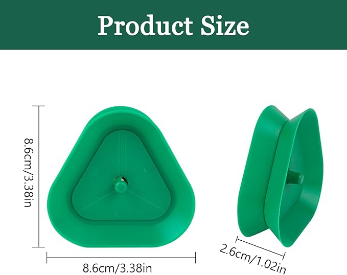 ZUFECY 4-Pack Triangular Card Holders, Small Lightweight ABS Holders for Kids and Seniors, 4 Colors with Push-Button Design for Poker Parties, School and Family Card Games