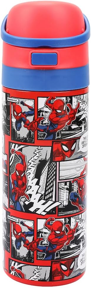 Spider-Man Comic Panels 24 Oz Stainless Steel Water Bottle