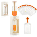 PandaEar Squeeze Station for Baby Puree Food Storage, Baby Food Pouch Filling Maker with 10 Pcs Pouches, Pouch Filling Station for Infant and Toddlers