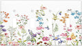 Boho Watercolor Wildflowers Floral Plants Flower Light Switch Covers Quad Toggle Electrical Faceplate 4 Gang Wall Plate Decorative Switch Plates Cover for Bedroom Living Room Decor