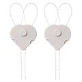 Dreambaby Flexi Lock - Cabinet & Drawer Handle Locks - Cabinet Safety Straps - with Multi-Touch Release System - White - 2 Count (Pack of 1) - Model L185