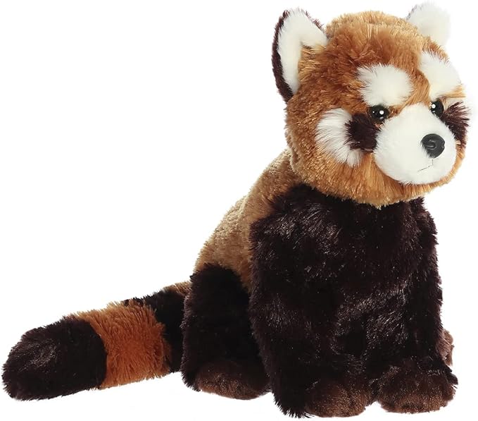 Aurora® Adorable Flopsie™ Lesser Panda Stuffed Animal - Playful Ease - Timeless Companions - Brown 12 Inches