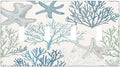 Light Switch Covers Ocean Beach Theme Starfish Seashell Coral Quad Toggle Electrical Faceplate 4 Gang Wall Plate Decorative Switch Plates For Bathroom Kids Room Decor