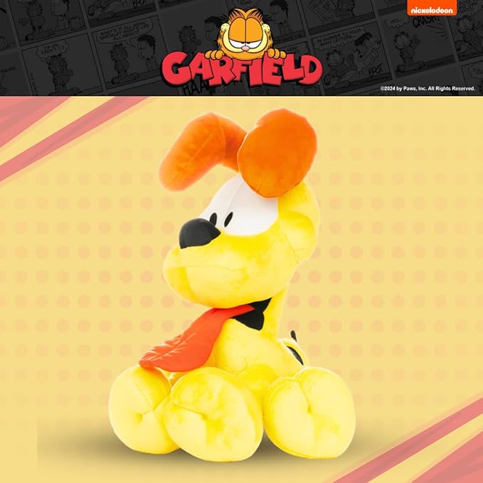 Garfield Odie Bedding Super Soft Cozy Decorative Cuddle Pillow, (Officially Licensed Product) By Franco Collectibles