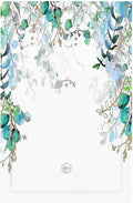 Decorative Light Switch Plate Covers Bohemian Green Eucalyptus Leaf Pine Leaves 1 Gang No Device Switch Cover Plate Single Blank Wall Plate Switchplate Electrical Faceplate