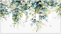 Colorful Plant Flower Sage Eucalyptus Leaves Light Switch Covers Quad Toggle Electrical Faceplate 4 Gang Wall Plate Decorative Switch Plates Cover for Bedroom Living Room Decor