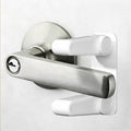 Childproof Door Lever Lock Baby safety locks for doors (2 Pack) – No-Drill Universal Door Handle Lock Easy One-Hand Child & Pet Proof Locks No Tools Needed, White