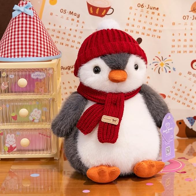 Ryttir Large Penguin Plush - 18" Extra Soft Penguin Stuffed Animal Hugging Pillow with Rotund Belly,Safety Nursery Decor & Sensory Comfort Toy,Cuddle Companion for Age 0+(Birthday Gender Neutral Gift)