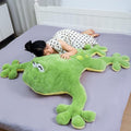 Giant Frog Stuffed Animal Plush, Soft Large Frog Plush, Kawaii Big Stuffed Green Frog Pillow for Kids Children (39 in)