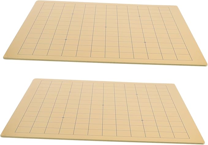 ERINGOGO Double-Sided Wooden Go Chess Board Set 2 PCS Portable Travel Chess Game for Boys and Girls and Adults Folding Go Chessboard for Fun Family Play