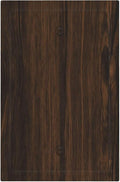 Light Switch Cover Plate Dark Brown Wood Grain Rustic Country Wooden 1 Gang Blank No Device Decorative Outlet Covers Electrical Wall Plate Switchplate for Farmhouse Home Decor