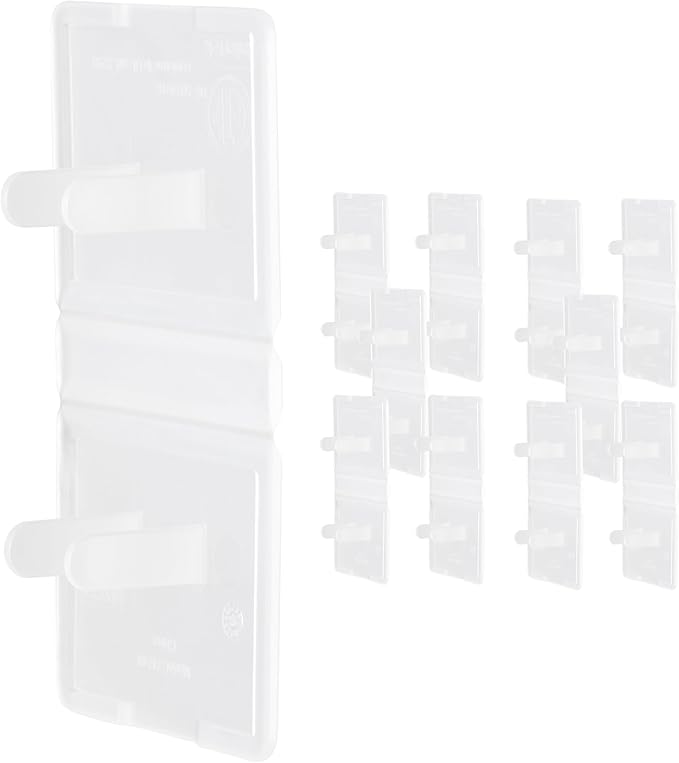 Power Gear Flexible Outlet Covers Baby Proofing Child Proof Plug Covers for Electrical Outlets Easy Install Outlet Plug Covers UL Listed Shock Prevention Clear 82605 10 Count