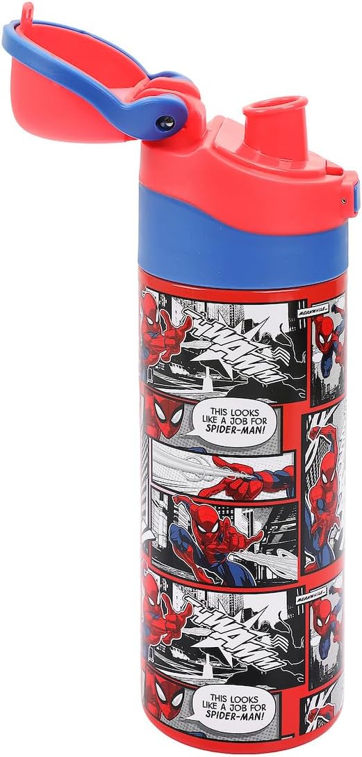 Spider-Man Comic Panels 24 Oz Stainless Steel Water Bottle