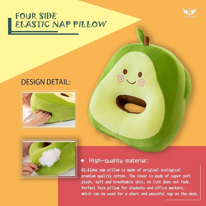 Dinosaur Plush Stuffed Cute Napping Toy Pillow for Kids Girls, Kawaii Toys Throw Pillow Doll Gift for Girlfriend, Office Neck Pillow for Cervical Pain Relief