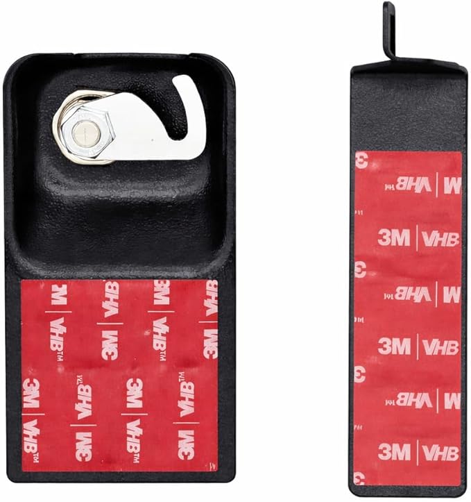Child Proof Fridge Lock with Keys – Child Safety Refrigerator Cabinet Lock (1 Pack, Black)