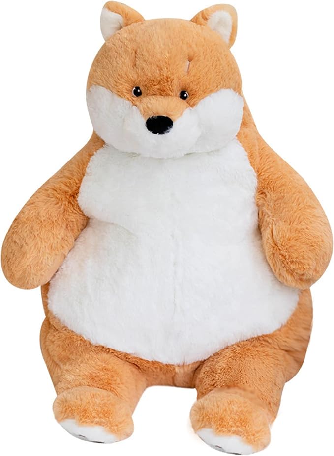 Shiba Inu Weighted Stuffed Animals, 17" 3.5 lbs Weighted Shiba Inu Dog Plush Toy Large Weighted Plush Animal Pillow Gifts for Boys and Girls