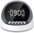 White Noise Sound Machine with Bluetooth Speaker, 6 Mixable Nature Sounds & 6-Color Night Light, Alarm Clock, Sleep Timer for Adults, Kids, Baby Sleeping, Bedroom, Office