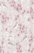 Pink Sakura Cherry Blossom Vintage Bird Floral Flower Light Switch Cover Plate 1 Gang No Device Blank Electrical Wall Plates Faceplate Decorative Switch Plate Covers for Bedroom Living Room Decor