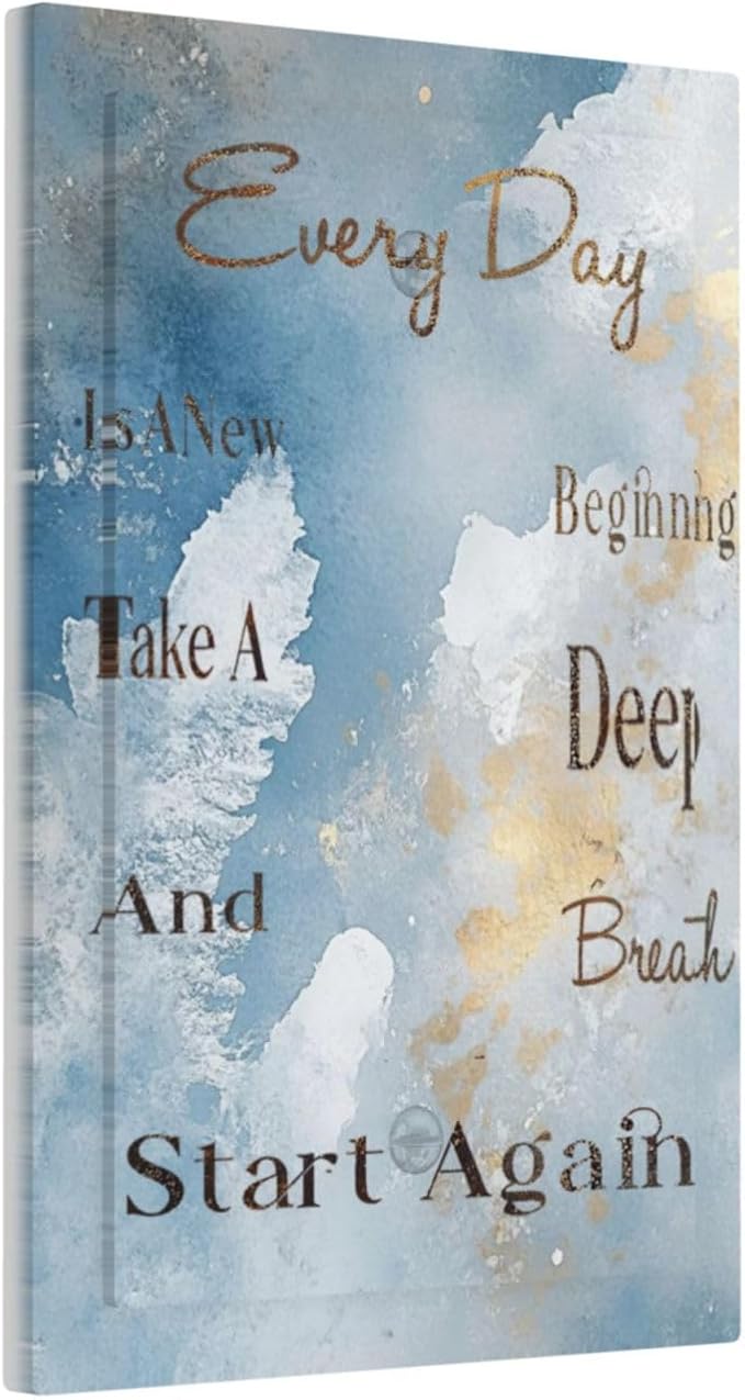 Decorative Light Switch Cover Plate Motivational Quotes Blue Abstract Texture 1 Gang No Device Single Blank Outlet Covers Wall Plates for Electrical Outlets Faceplate for Home Decor