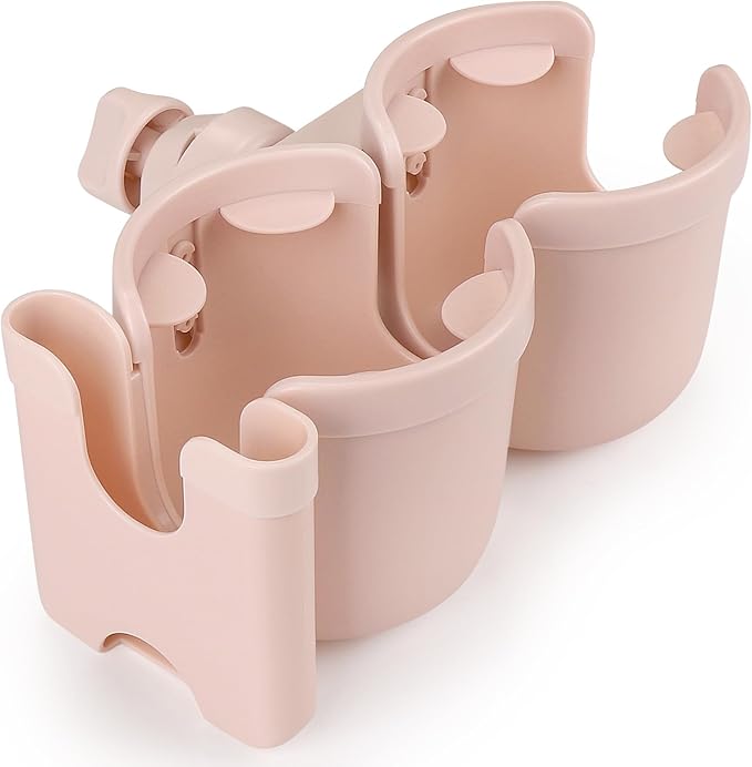 Accmor Stroller Cup Holder with Phone Holder, Bike Cup Holder, Universal Cup Holder for Uppababy Nuna Doona Strollers, 2-in-1 Cup Phone Holder for Stroller Bike Accessory