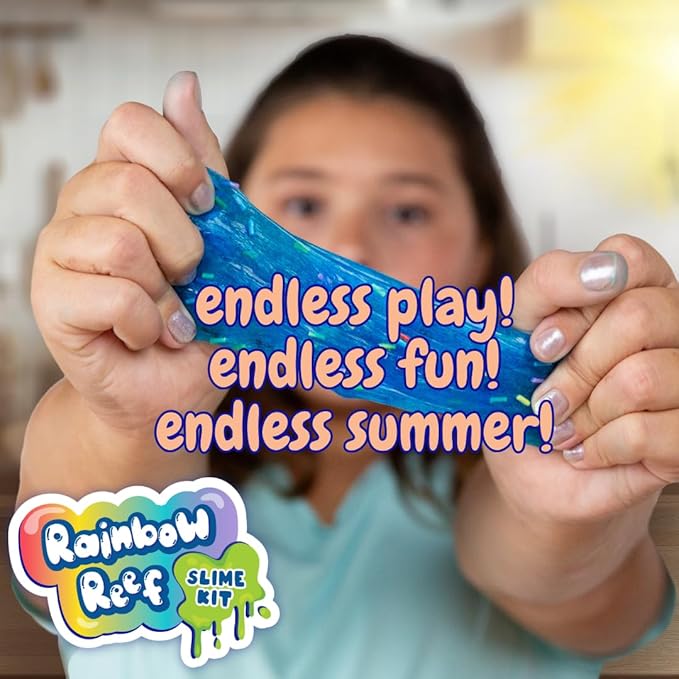 Aqua Endless Summer Rainbow Reef DIY Slime Kit – Vibrant Ocean-Themed Sensory Activity for Kids