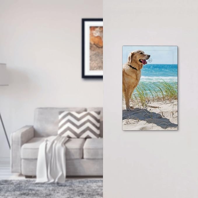 Custom Light Switch Cover Personalized Single Blank Wall Plates Decorative Add Your Design No Device Faceplate with Picture Logo Text for Bathroom Bedroom Home Decorate Standard Size