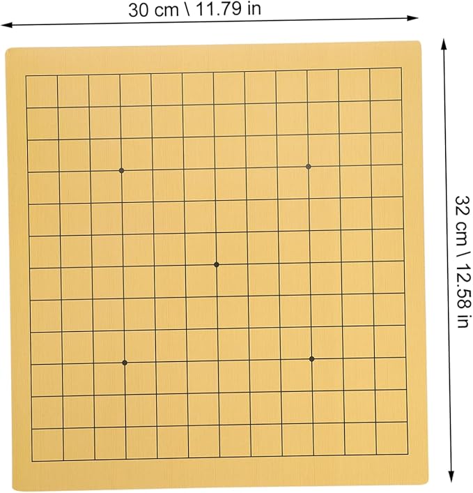 Vaguelly 2pcs Wooden Go Chessboard Portable Folding Chessboard for Boy Game Board