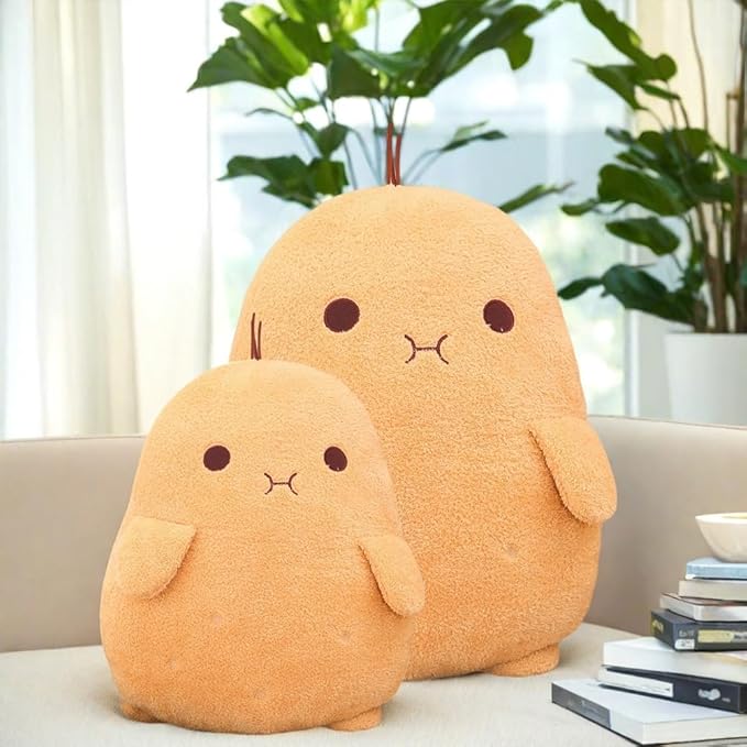 Cute Potato Plush Toy Kawaii Potato Stuffed Doll Soft Stuffed Food Potato Plushie Pillow Toys Doll Kids Gifts (9in)