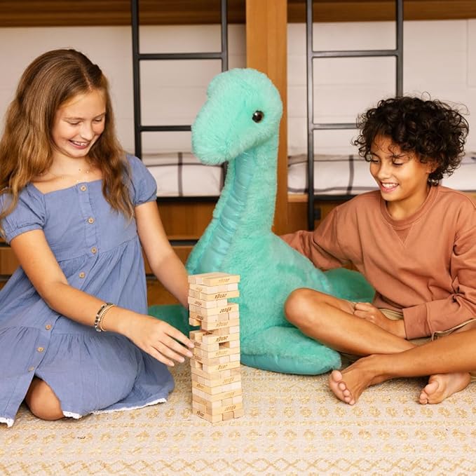 Vermont Teddy Bear Giant Dinosaur Stuffed Animal | 42 Inch Dinosaur Plush Toy | 3.5 Foot Jumbo Dino for Kids and Adults | Hand Finished in Vermont USA