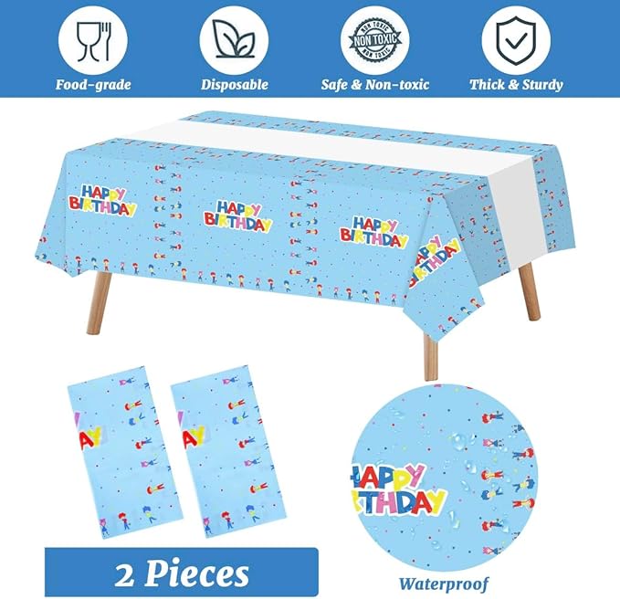 Kitchen ELEAR 103 PCS Birthday Plates Napkins Tableware My Name is Chicky Birthday Party Supplies for Boys Girls Kids for 20 Guests plus Extra 20 purple Big plates with a picture of a girl