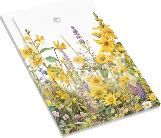 Wildflowers Sunflower Lavender Daisy Floral Light Switch Cover Plate 1 Gang No Device Blank Electrical Wall Plates Faceplate Decorative Switch Plate Covers for Bedroom Living Room Decor