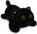 Weighted Black Cat Plush,Cute Weighted Stuffed Animals for Kids,Realistic & Soft Huggable Black Cat Weighted Plushie Pillow Toy Gifts for Girls Boys