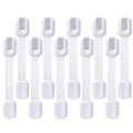 Child Safety Cabinet Locks - (10 Pack) Baby Proofing Latches to Drawer Door Fridge Oven Toilet Seat Kitchen Cupboard Appliance Trash Can with 3M Adhesive - Adjustable Strap No Drill No Tool