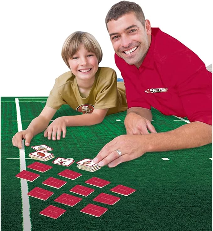 MasterPieces Officially Licensed NFL San Francisco 49ers Picture Matching Card Game for Kids and Families
