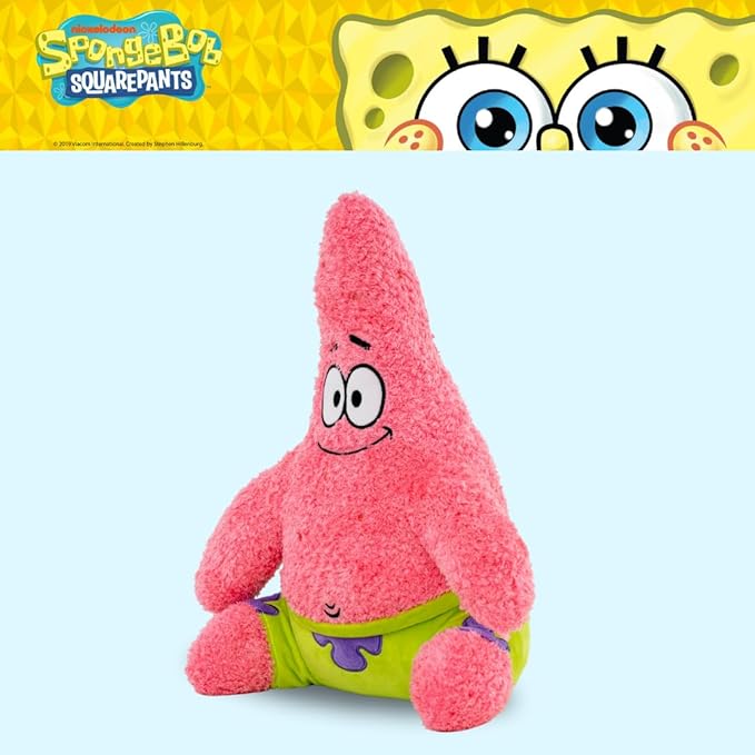 Spongebob Squarepants Patrick Star Bedding Super Soft Plush Calming 3Lb Weighted Cuddle Pillow Buddy, Comfort Pillow, (100% Officially Licensed Product) by Franco Calm