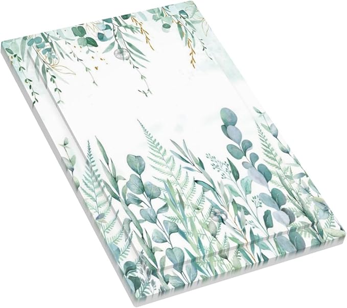 Boho Green Eucalyptus Leaf Floral Sage Flower Light Switch Cover Plate 1 Gang No Device Blank Electrical Wall Plates Faceplate Decorative Switch Plate Covers for Bedroom Living Room Decor