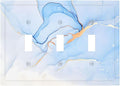Modern Art Blue Gold Marble Abstract Luxury Print Decorative Switch Plates 3 Gang Wall Plate Triple Toggle Light Switch Cover Faceplate Electrical Wall Panels for Bathroom Living Room Decor