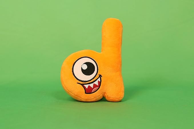 Alphabet Plush Toy Set for Kids - Stuffed Alphabet Letter Toys ABCD- Machine Washable - Perfect for ABCs Learning - Educational Preschoolers, Kids Ages 3, 4, 5 - Plush Toys
